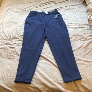 NWT Max Studio navy dress slacks, mid-weight, straight leg.